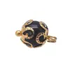 Estilo Chinês Novo Estilo Chinês Cheongsam Fivela de Pérola de Bola Suporte de Flor de Metal Hanfu Fio de Nuvem Perfumada Fivela Decorativa