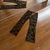 Pantalones Cargo de Calle Americanos, Pantalones Camuflados Ligeramente Acampanados para Hombre, Marca de Verano de Moda, Pantalones de Diseño Atractivo, Pantalones Casuales Rectos Ajustados