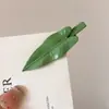Pinza de Lado para el Cabello con Forma de Hoja de Caramelo Colorida, Pinza para el Cabello sin Marcas para Maquillaje, Pinza de Pato para Flecos, Accesorio para el Cabello