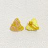 Accesorios de bricolaje, joyería, hebilla, gota de aceite, esmalte, color mariposa, hebilla de solapa, pulsera, collar, hebilla de bobina, hecho a mano