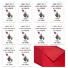 Transfronterizo Nuevo Juego de 10 Piezas de Tarjeta de Agradecimiento y Sobre para el Cumpleaños del Padre Llevando Bendiciones Sinceras y Tarjetas de Gratitud