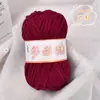 Hilo de Hilo de Hielo de Terciopelo de Nube Tejido a Mano Hilo Grueso DIY Bufanda de Tejido para Bebé Hilo para Cojín de Asiento de Muñeca Hilo para Zapatos de Ganchillo