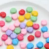 Imitação Checa 12mm Acrílico Pequena Maçã Contas Soltas DIY Pulseira de Contas Colar Brincos Acessórios de Joia Material