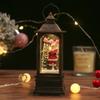 Nueva Decoración Navideña Lámpara de Viento Regalo de Navidad Regalo de Acompañamiento Papá Noel Luz Nocturna de Agua Adornos Navideños Pequeños