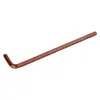 Juego de Llaves Allen Tipo S2 Individual, Juego de Llaves Allen de Cabeza Plana Extra Largas, Herramienta de Destornillador Métrico de 9 Piezas