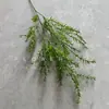 Bosque Escandinavo Verde Planta Verde Hoja Verde Techo de Salón de Bodas Mimosa Plástico Flor Falsa Hierba de Amante Eucalipto
