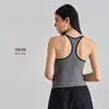 Chaleco Deportivo para Mujer de Una Pieza con Almohadilla en el Pecho Verano Forma I Sujetador de Espalda Hermosa Adelgazante para Correr Fitness Yoga Ropa de Verano para Mujer