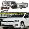 2014~2017 Golf 7 luz antiniebla bombilla halógena faro faro luz de circulación diurna Golf7 luz antiniebla