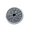 Colgante de Moneda de Plata Pura de 30 mm Veinticuatro Bendiciones y Longevidad para Hombres y Mujeres, Joyería Antigua de Moneda de Plata Hecha a Mano