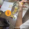 Accesorios de Pegamento en Crema, Juguetes de Comida Simulada, Materiales para Colgantes de Llavero DIY, Pastel Sándwich de Fresa, Parches de Resina de Galleta