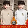 Y Two Two Eight Three # Blusa Térmica Infantil com Estampa de Desenho Animado, Nova Camada Base para Crianças, Gola Alta Meia, Camiseta de Manga Longa Tendência