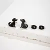 Yiwu Joias Aço Inoxidável Vazado Personalizado Fofo Animal de Estimação Cachorro Gato Dinossauro Brincos Femininos Acessórios Versáteis em Estoque