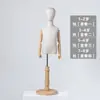 Soporte de Exhibición de Medio Cuerpo para Maniquíes Infantiles para Tienda de Ropa Infantil, Soporte de Maniquí de Cuerpo Entero para Niños y Niñas