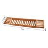 Promoção Quente Atacado Bandeja para Banheira de Bambu Prateleira de Armazenamento para Banheiro Porta-Copos para Banheiro Mesa para Revistas