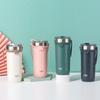 Taza de vacío portátil taza de agua de acero inoxidable personalidad creativa gran capacidad asa deportiva taza de café calentador de hielo Taza para coche