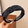 Diadema de Borde Ancho para Otoño e Invierno Estilo Coreano para Mujer Diadema Alta para la Parte Superior de la Cabeza Hace que la Cara Parezca Más Pequeña Sensación de Alta Calidad Pinza para el Cabello Accesorios para el Cabello Antideslizante Pinza para el Cabello Goma para el Cabello
