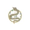 Broche Serpiente Placa Zodiacal Estéreo Guofeng Vintage Lujo Regalo Año Nuevo Corsage Nicho Avanzado Año de la Serpiente Pin Accesorios