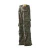 Magic Bear Marca Trendy 2026 Novo High Street Retrô Americano Rasgado Personalidade Vibe Camuflagem Roupa de Trabalho Calças Casuais com Leve Flare