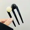 Pente de cabelo penteado de cabeça para baixo novo grampo de cabelo com franja de laço antiderrapante caveira alta estiloso moderno grampo de cabelo lateral com mechas acessório de cabelo