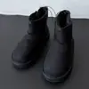 Botas de Nieve Cortas Básicas para Niños de Otoño e Invierno Gamuza Sintética Más Terciopelo Cálidas Botas de Algodón para Niños Pequeños Comercio Exterior Al por Mayor