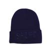 Gorro de punto con logotipo en relieve para otoño e invierno, muy popular en Europa y América, cálido y frío con letras europeas y americanas, gorro acrílico de moda.