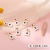 Acessórios para Nail Art de Frascos de Perfume DIY, Acessórios de Decoração para Unhas de Liga de Metal com Gotejamento de Óleo, Acessórios para Unhas de Frascos de Perfume de Liga de Metal com Gotejamento de Óleo