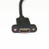 HDMI hembra a hembra con orejas 19+1 Versión HDMI 2.0 cable de extensión HDMI hembra a hembra con orificio para tornillo 4K