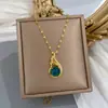 Collar colgante de cola de fénix que cambia de color sensible a la temperatura para mujer, cadena de suéter para clavícula, estilo mismo que en la transmisión en vivo roja en línea, venta al por mayor de fábrica