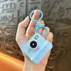 Cámara instantánea de modelo nuevo transfronteriza para animales pequeños, cámara con flash, llavero, colgante para bolso lindo, llavero para coche, venta al por mayor