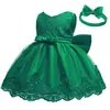 Itens Quentes de Venda TransfronteiriçaVestido Infantil com Renda e Laço, Vestido Princesa Sem Mangas para Crianças Pequenas, Adequado para Todas as Estações
