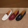 3cm~Estilo atemporal, novos sapatos baixos de couro legítimo para mulheres, com salto oculto, design slip-on retrô, mocassins estilo britânico