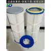 Cartucho de Filtro Colector de Polvo Industrial Cartucho de Filtro de Liberación Rápida de Seis Orejas Cartucho de Filtro de Colector de Polvo por Pulso Filtración de Polvo Recubierta Antiestática