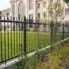 Corrimãos de cerca de aço zinco com entalhes estilo europeu, soldados de forma segura, para parque industrial, pátio residencial e proteção de paisagem externa