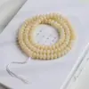 Pulsera Bodhi con Cuentas de Ábaco Multi-Preciosas con 114 Cuentas, Raíz de Bodhi para Sostener en la Mano, Tira Larga de Cuentas Lisas, Accesorios para Pulseras de Joyería DIY