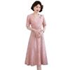 Vestido de Noche para Madre Joven Estilo Occidental Vestido para Mujer 2025 Nuevo Estilo Lujo Ligero Feliz Suegra Vestido de Boda Vestido para Brindar