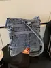 2026 Nuevo Modelo Bolsa para Teléfono Móvil Bolso Pequeño Cruzado Bolso de Mezclilla Simple Retro Japonés para Mujer para Ir al Trabajo Bolso Cruzado