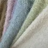Tela de Tweed de Lana con Pelo Largo Estilo Chanel y Hilos Brillantes, Adecuada para Abrigos y Bolsos de Mujer de Otoño e Invierno
