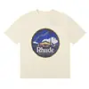 Estoque a longo prazo comércio exterior transfronteiriço verão moda europeia e americana marca T SHIRT solta versátil estampada manga curta camiseta camisa