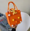 Bolsa de tecido de pelúcia de desenho animado em estoque, caixa de presente fofa de feltro, bolsa de compras de feltro, bolsa de tecido para festa de aniversário e sacola de lembrancinha de festa