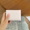Estilo Coreano Nueva Moda Billetera Pequeña Corta para Mujer Color Puro Ins Simple Ranura Multitarjeta Lindo Estudiante Monedero Tarjetero