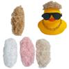 Accesorios de Patito Amarillo para Vecindario Transfronterizo, Linli No. Juguete de Decoración DIY de Pelo de Pato 8 Piezas, Regalo Hecho a Mano de Té con Leche de Limón