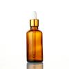 Garrafa vazia de garrafa de óleo essencial marrom 30ml garrafa de amostra de vidro marrom frasco conta-gotas de cabeça de borracha essência cosméticos sub-garrafa