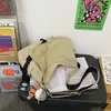 Bolso de lona casual estilo ins nuevo 2026, bandolera versátil unisex, bolso cruzado de gran capacidad moderno para estudiante