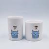 Buge Tokio mismo vaso de cerámica esmerilada mate para pudín lugar de regalo logo de impresión de puntos molde para postre resistente a altas temperaturas