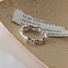 Nalan S925 Sterling Silver Coreano Estilo Nicho Design Simples Moda Blogger Shell Anel R02301