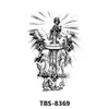 Tbs Cross-Border se especializa en Pegatinas de Tatuaje de Animales en Blanco y Negro y Florales Coloridos para Medio Brazo, Unisex, Estilo Europeo y Americano