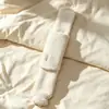 Bolsa de agua caliente larga para llenar con agua tibia, calentador de manos para niña, almohadilla térmica para el estómago, pies calientes, cubierta de tela de felpa larga linda, segura