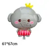 Nuevo producto transfronterizo: globos de mariposa estilo ins, globos de coche de princesa, globos de flores, globos de corona de Navidad, globos de cumpleaños