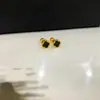 Aço Titânio Gato Cruz Cabacinha Padrão Geométrico e Outros Brincos Simples Versáteis Coração Diamante Brincos Personalizados