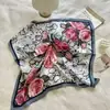 Pañuelo pequeño cuadrado de seda estilo chino para mujer, pañuelo para la cabeza para primavera, otoño y verano, para combinar con blusas, protector de cuello, estilo fino, adecuado para madres